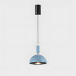 Stylish LED Pendant Light – Foutz Colored Acrylic and Aluminum Luminaire for Your Rooms