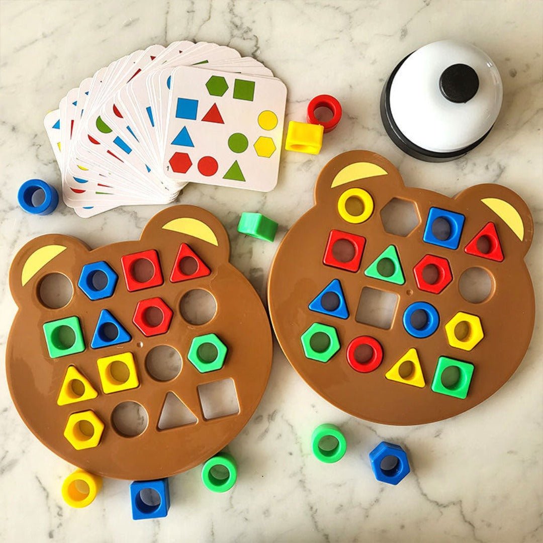 Bären-Assoziationsspiel - Lehrreiches Spiel für Kinder
