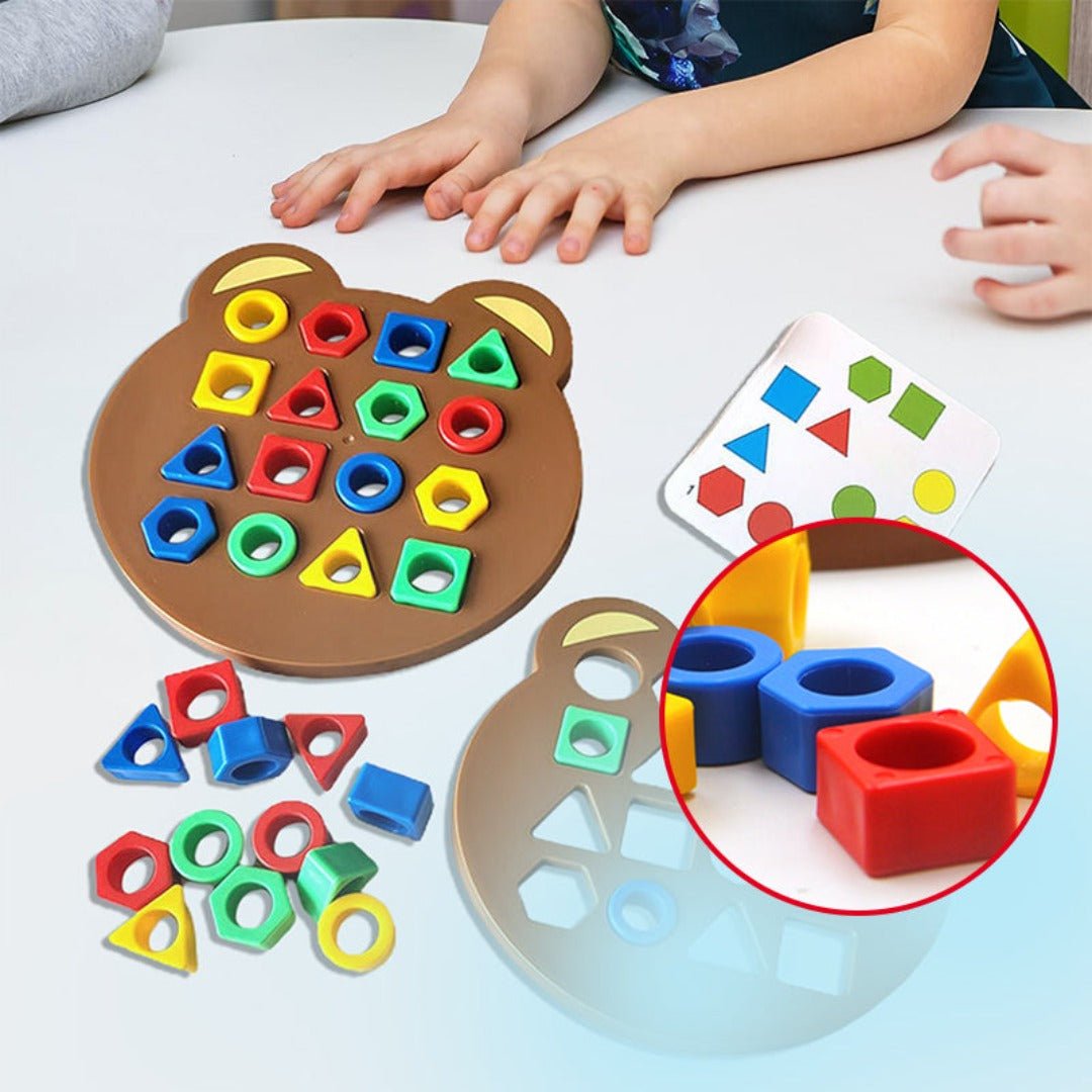 Bären-Assoziationsspiel - Lehrreiches Spiel für Kinder