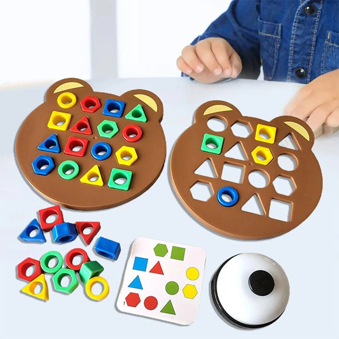 Bären-Assoziationsspiel - Lehrreiches Spiel für Kinder
