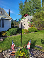 Fascinating Summer Wind Spinner with Colorful Flowers