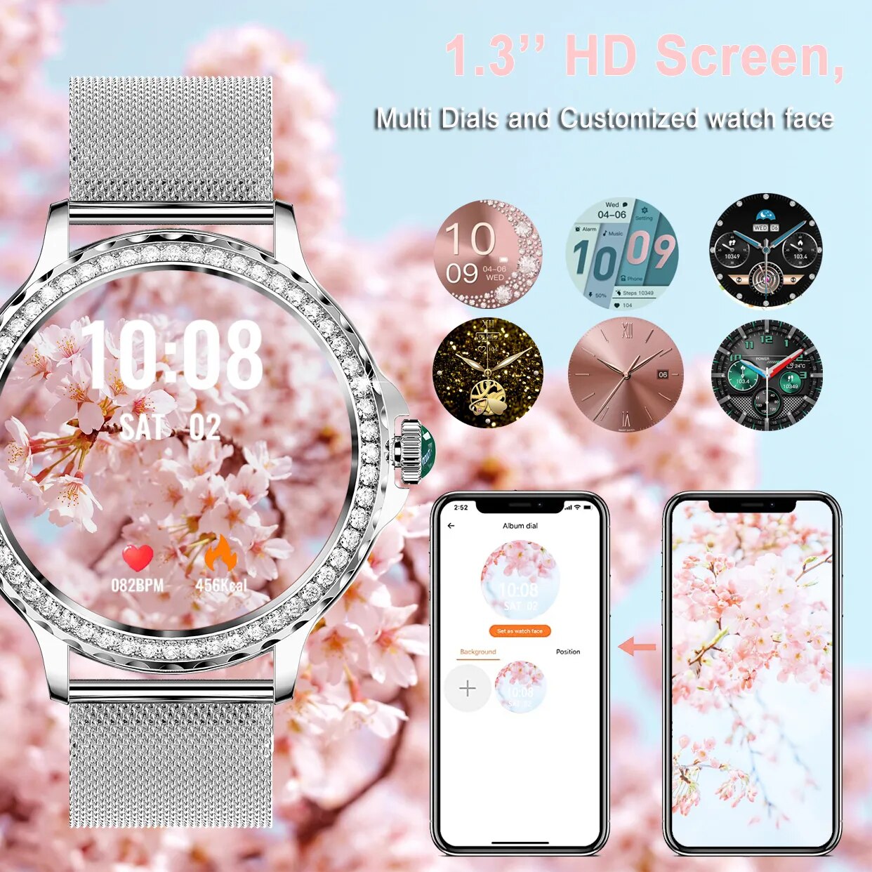 Elegant Women's Multifunction Smartwatch