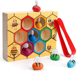 Bienen-Sortierspiel - Fördert Sortierfähigkeiten und Geschicklichkeit