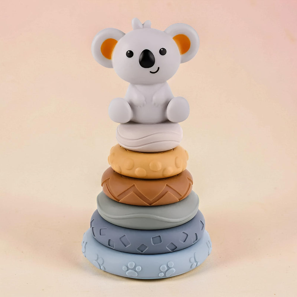 Developmental Teether with Stacking Toy for Babies