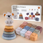 Developmental Teether with Stacking Toy for Babies