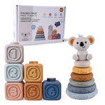 Developmental Teether with Stacking Toy for Babies