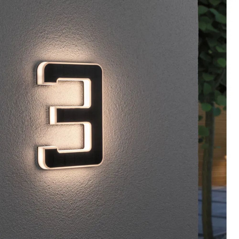 Helle LED-Hausnummer – Sichtbarkeit rund um die Uhr