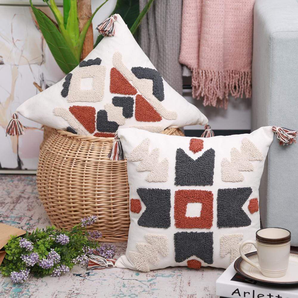 Boho-Chic Kissenbezug von CozyNest