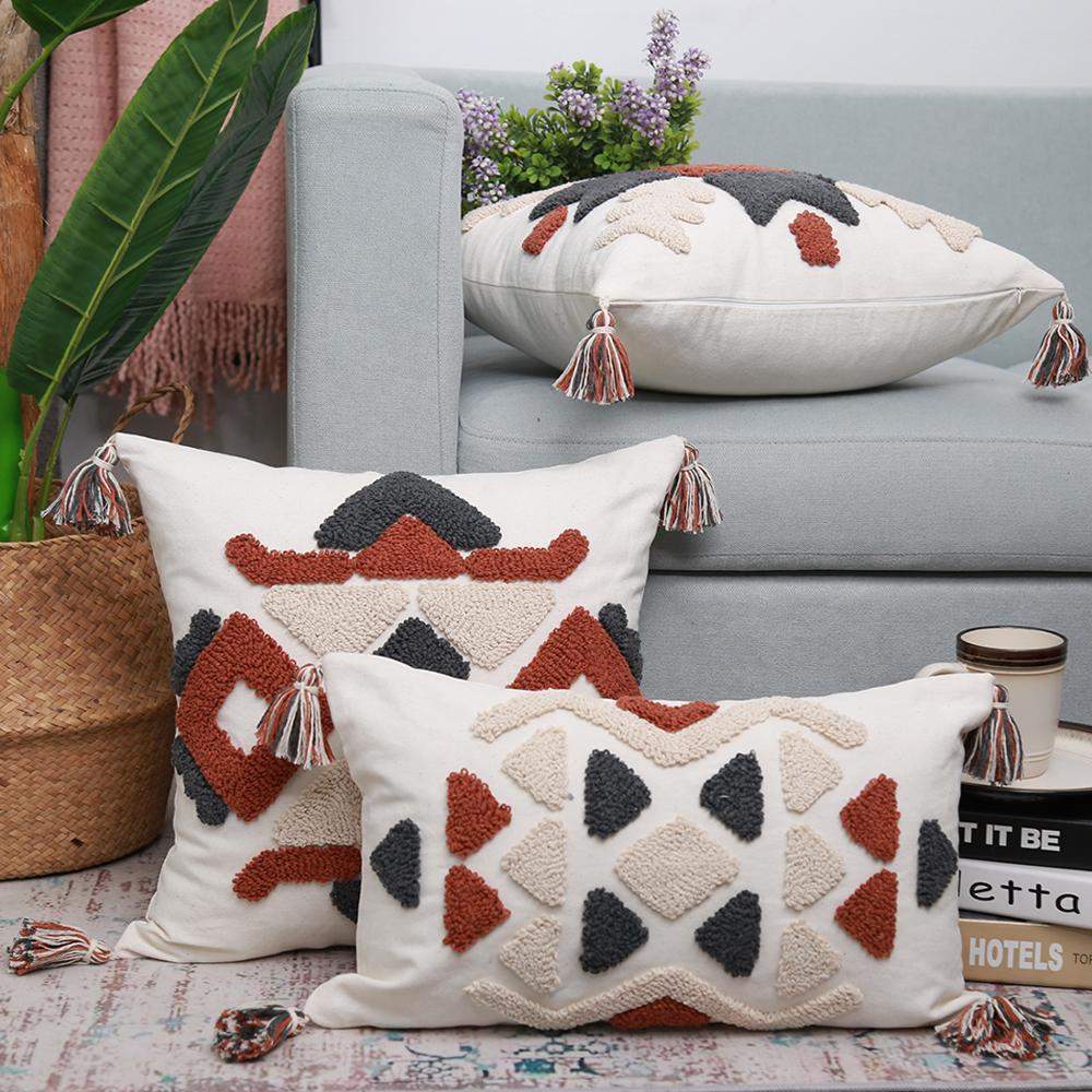 Boho-Chic Kissenbezug von CozyNest