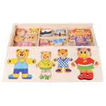 Creative Toys: Montessori Bear Dress-Up Game