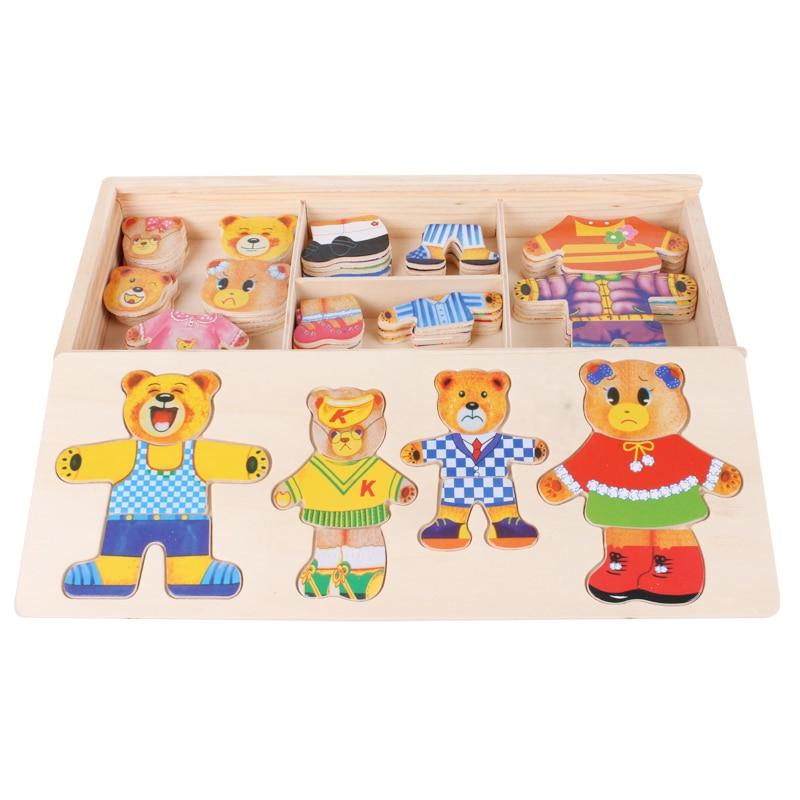 Creative Toys: Montessori Bear Dress-Up Game