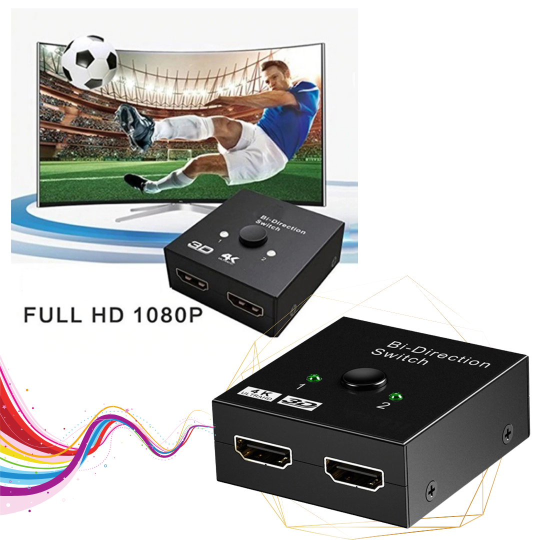 Flexibler HDMI-Switch-Splitter für 4K-Videos