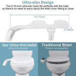 Ultraschlanke Bidet-Aufsatz für die Toilette