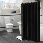Black Shower Curtains – Water-Repellent and Opaque