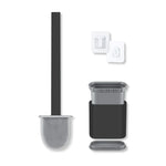Practical Silicone Toilet Brush with Holder – Wall-Mounted, Quick-Drying