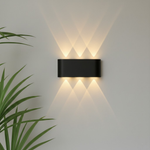 Modern LED Wall Light in Aluminum for Indoor and Outdoor