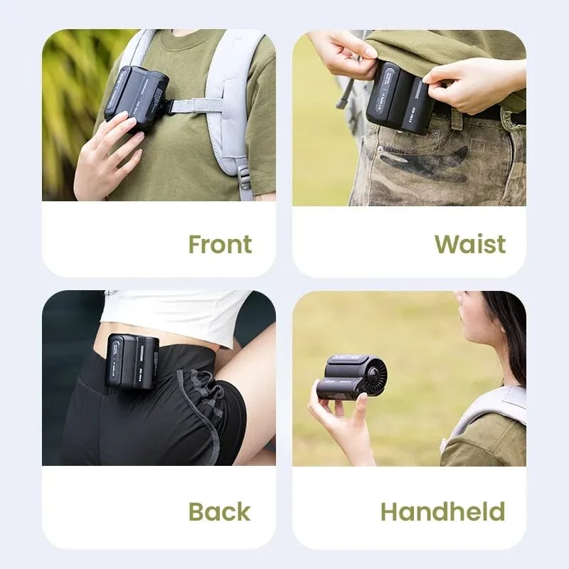 Wearable Waist Fan