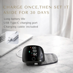 Wrist Blood Pressure Monitor with Voice Function and Touchscreen