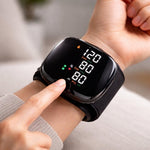 Wrist Blood Pressure Monitor with Voice Function and Touchscreen