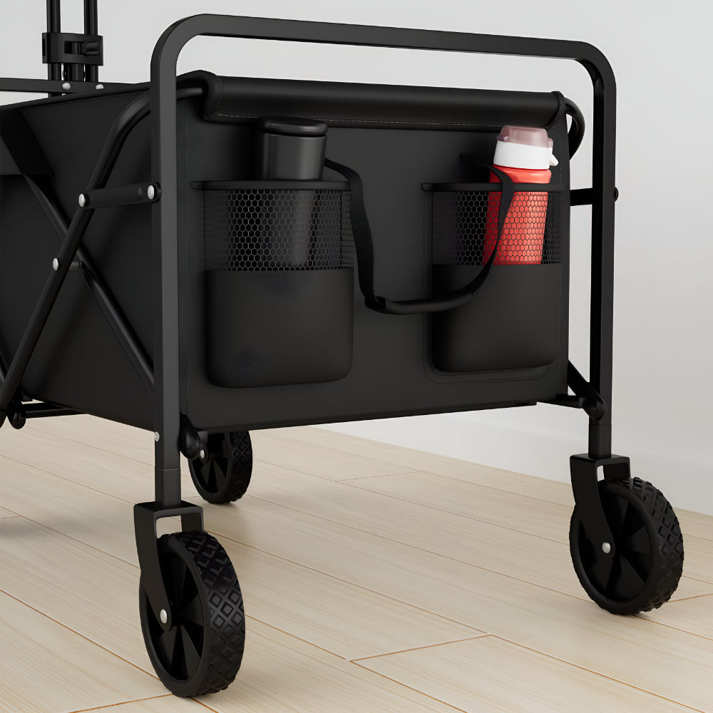 Flexible folding wagon for transport and outdoor adventures