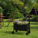 Flexible folding wagon for transport and outdoor adventures