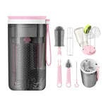 Bottle cleaning set - Ideal for on the go - Bottle brush & cleaner