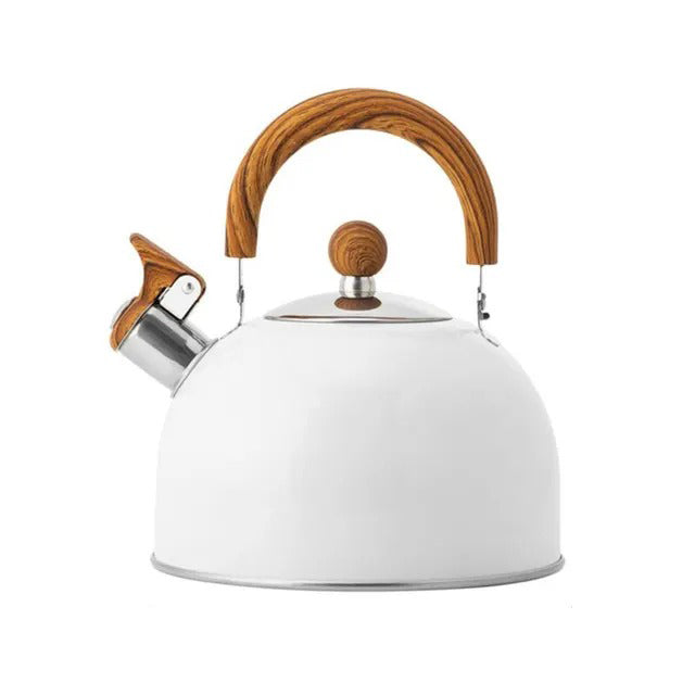 Whistling Stainless Steel Kettle - Automatic Shut-Off for Induction and Gas (2.5L & 3L)