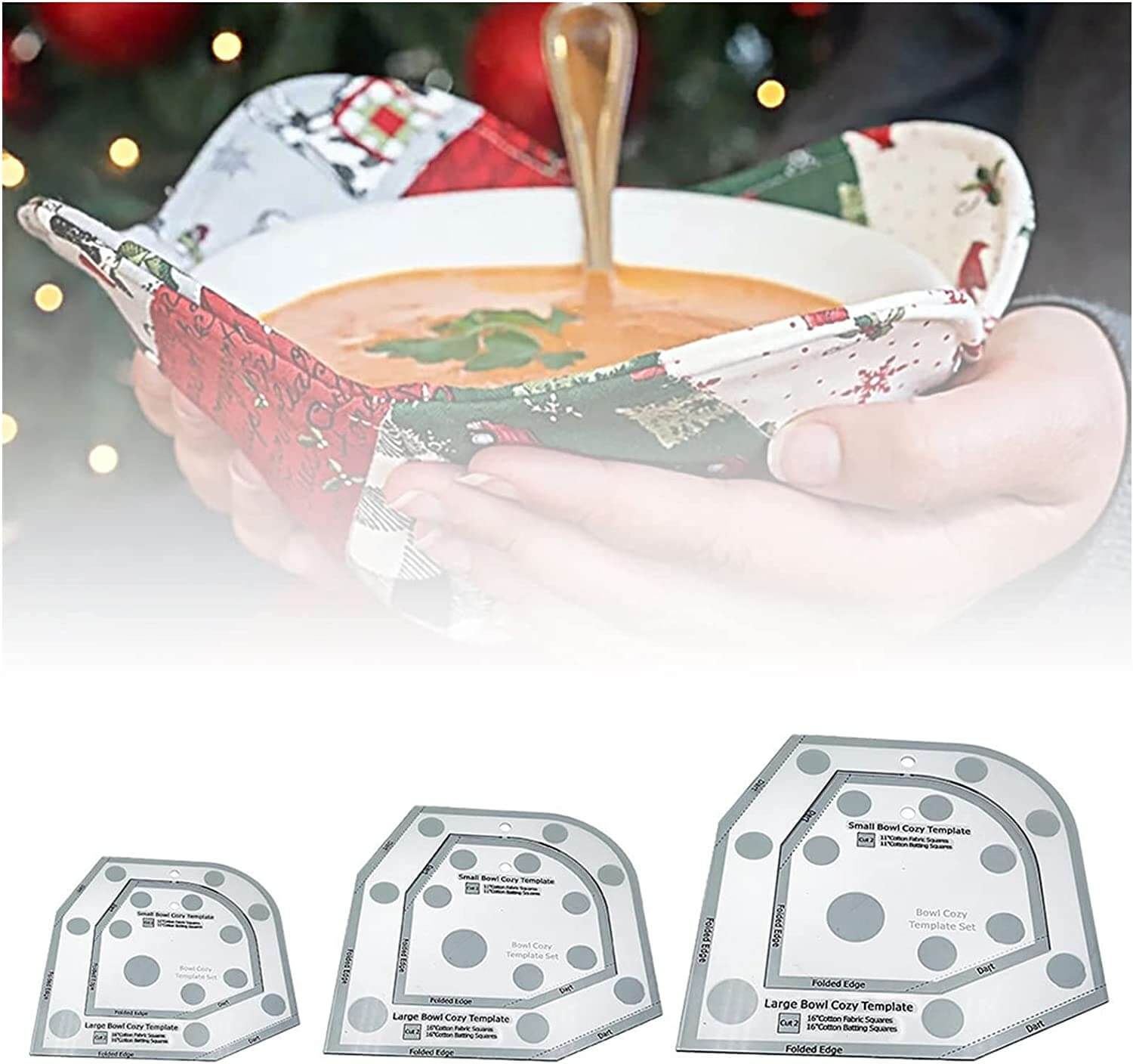 Bowl Cozy Vorlagen-Cutter-Set für kreatives Gestalten