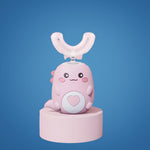 U-shaped Electric Toothbrush for Kids - Gentle Vibration - Cleans All Surfaces - Fun, Easy & Effective for Daily Oral Care