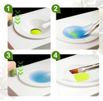 Brush cleaner for effortless cleaning
