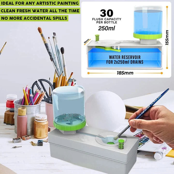 Brush cleaner for effortless cleaning