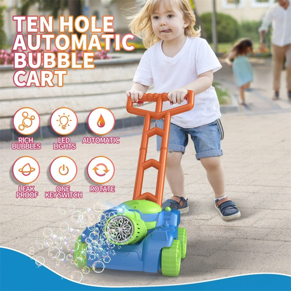 Seifenblasenmäher - Magische Blasen für Kinder - Blasenmaschine