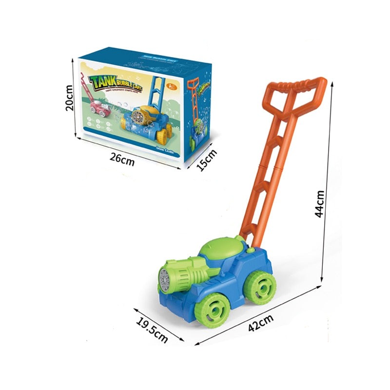Seifenblasenmäher - Magische Blasen für Kinder - Blasenmaschine