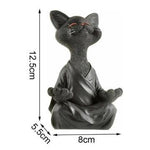 Buddha Cat Statue