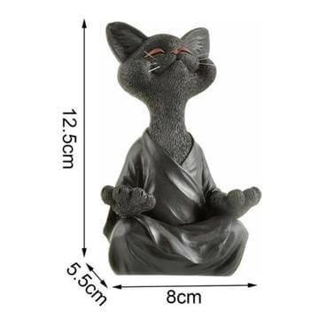 Buddha Cat Statue