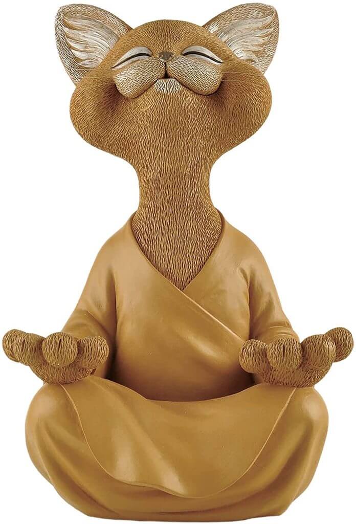 Buddha Cat Statue