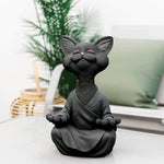Buddha Cat Statue
