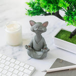 Buddha Cat Statue