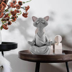 Buddha Cat Statue