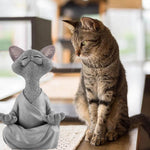 Buddha Cat Statue