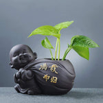 Buddha Planter with Outer Pot Voltyx