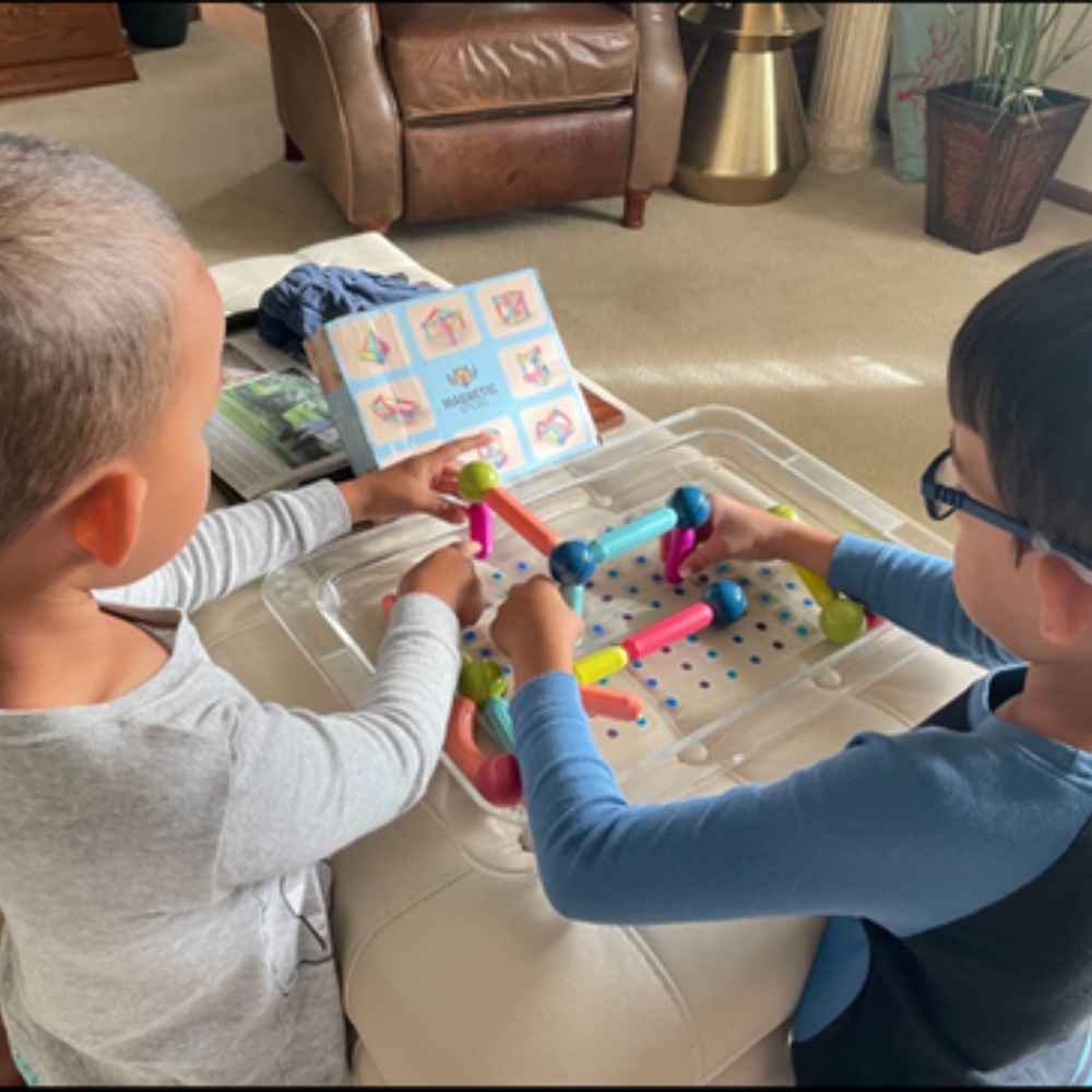 Magnetic Building Blocks - Fosters Creativity and Skills