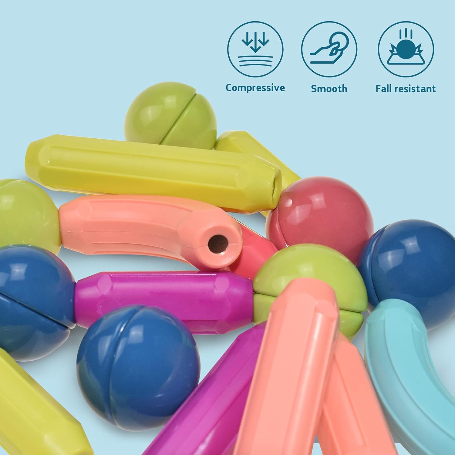 Magnetic Building Blocks - Fosters Creativity and Skills