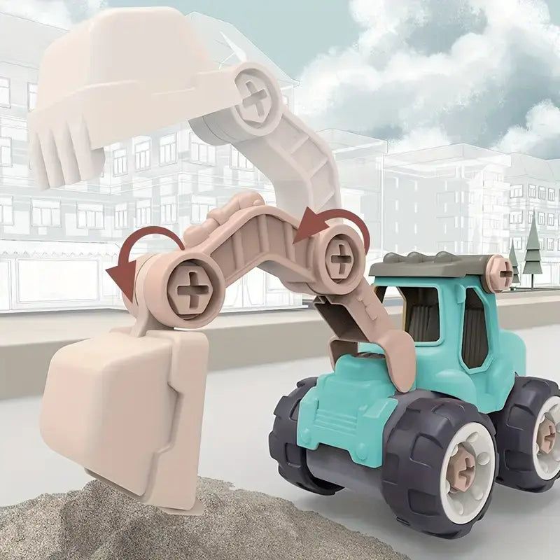 Mini Ingenieurfahrzeug Set von Building Masters - Kleine Baumaschinen