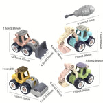 Mini Ingenieurfahrzeug Set von Building Masters - Kleine Baumaschinen
