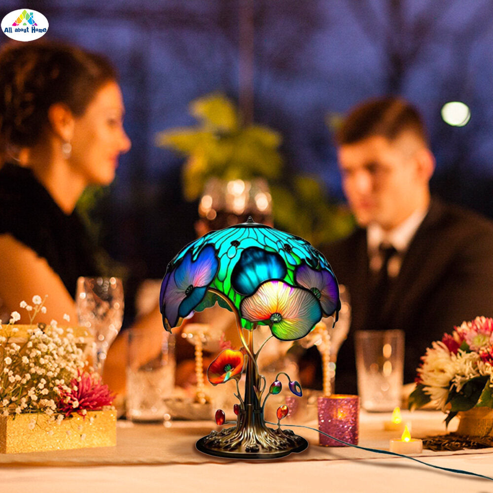 Imaginative Art Glass Table Lamp for Atmospheric Accents
