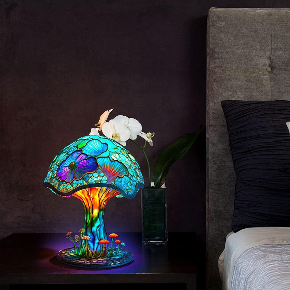 Imaginative Art Glass Table Lamp for Atmospheric Accents