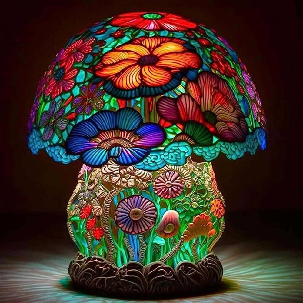 Imaginative Art Glass Table Lamp for Atmospheric Accents