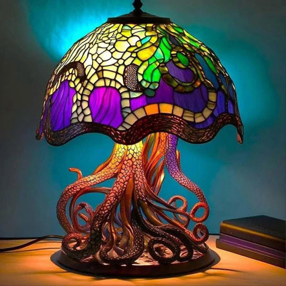 Imaginative Art Glass Table Lamp for Atmospheric Accents