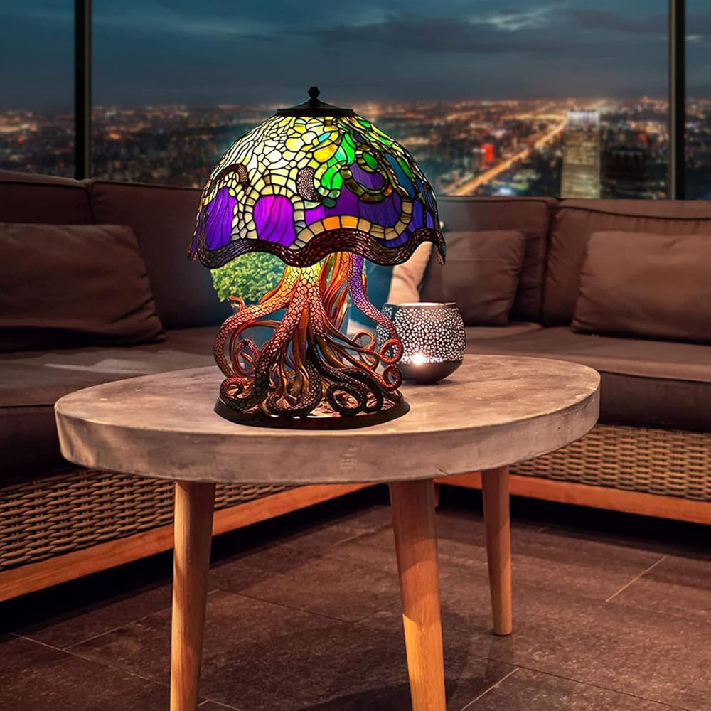 Imaginative Art Glass Table Lamp for Atmospheric Accents